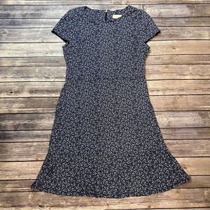 MICHAEL Michael Kors Blue Floral Paisley Dress, Size Medium